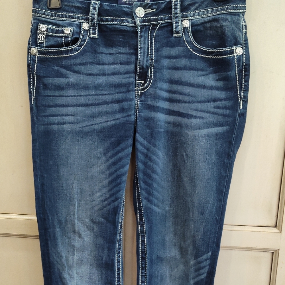 Miss Me Dark Blue Skinny Jeans